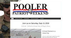 Desktop Screenshot of patriotweekendinpooler.org