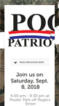Mobile Screenshot of patriotweekendinpooler.org
